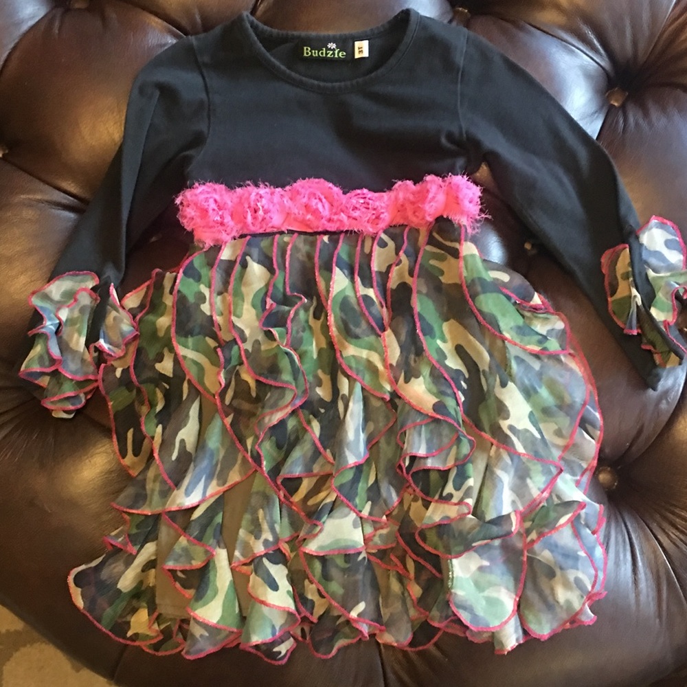 Girls camo dress