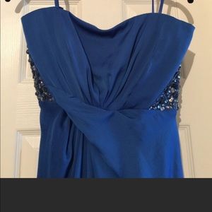 Royal blue BCBG formal dress