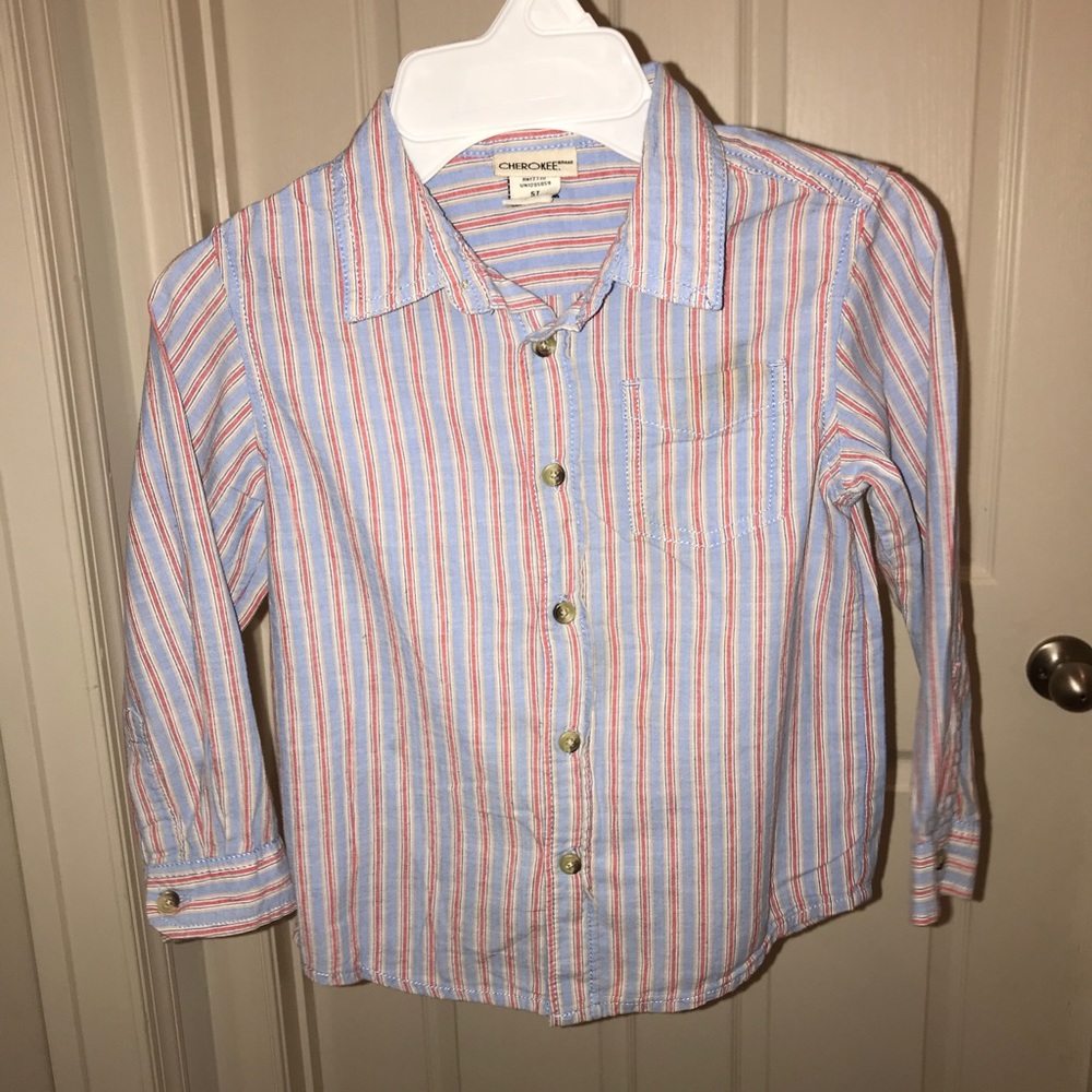 Cherokee Brand Boys 5T button down shirt