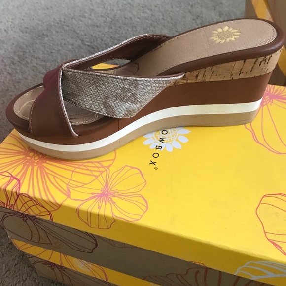 Brand new Yellow box sandals - Picture 3 of 4