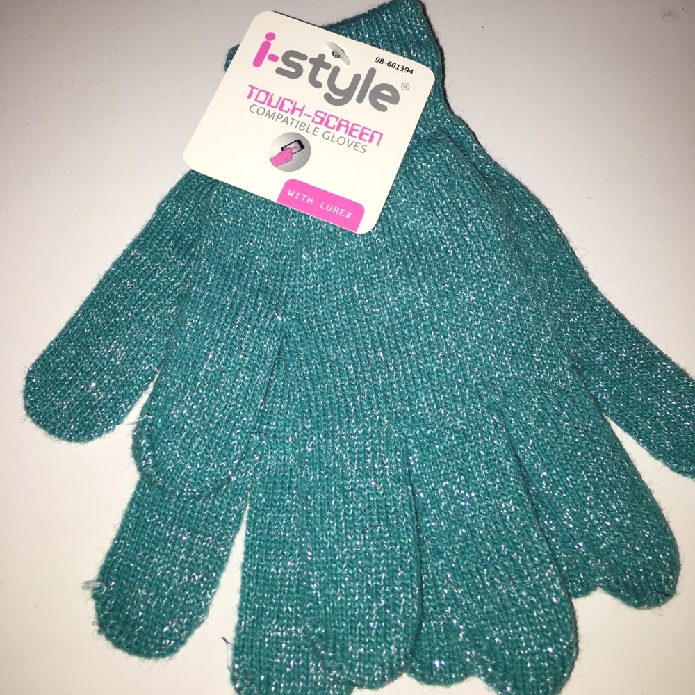 I-STYLE WOMEN'S LUREX TOUCH GLOVES NWT