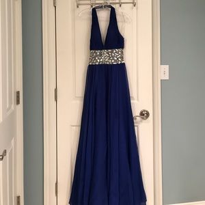 Jovani royal blue prom dress