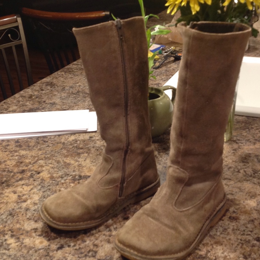 Mini Boden tan leather boots size 33