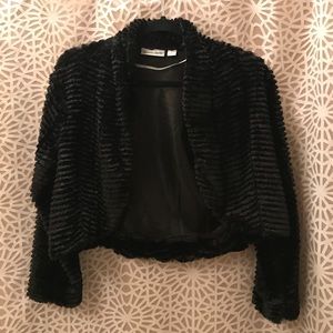 Faux Fur Cropped Jacket