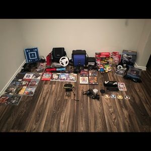 Consoles, Games, Etc Altogether for Sale