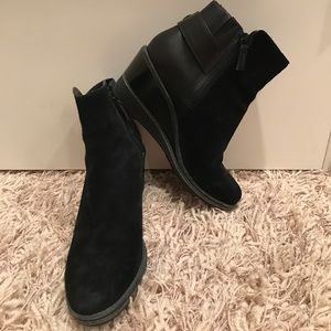 Cole Haan waterproof wedge booties