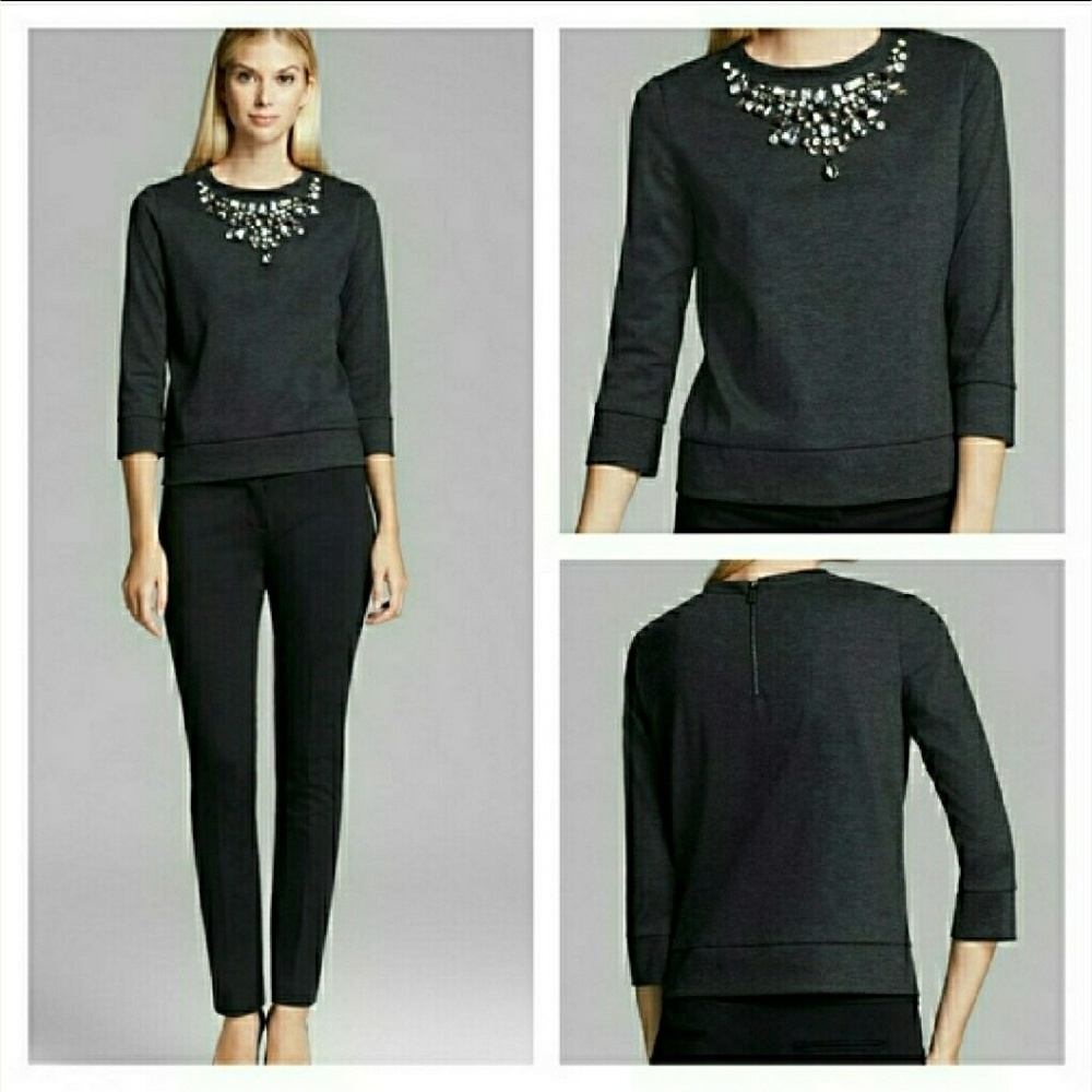 Vince Camuto Embellished Sweatshirt