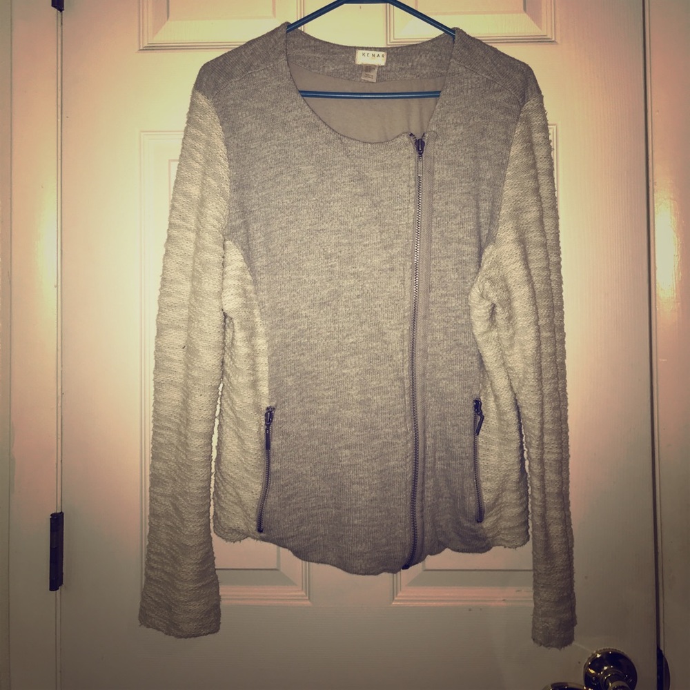 Asymmetrical soft jacket