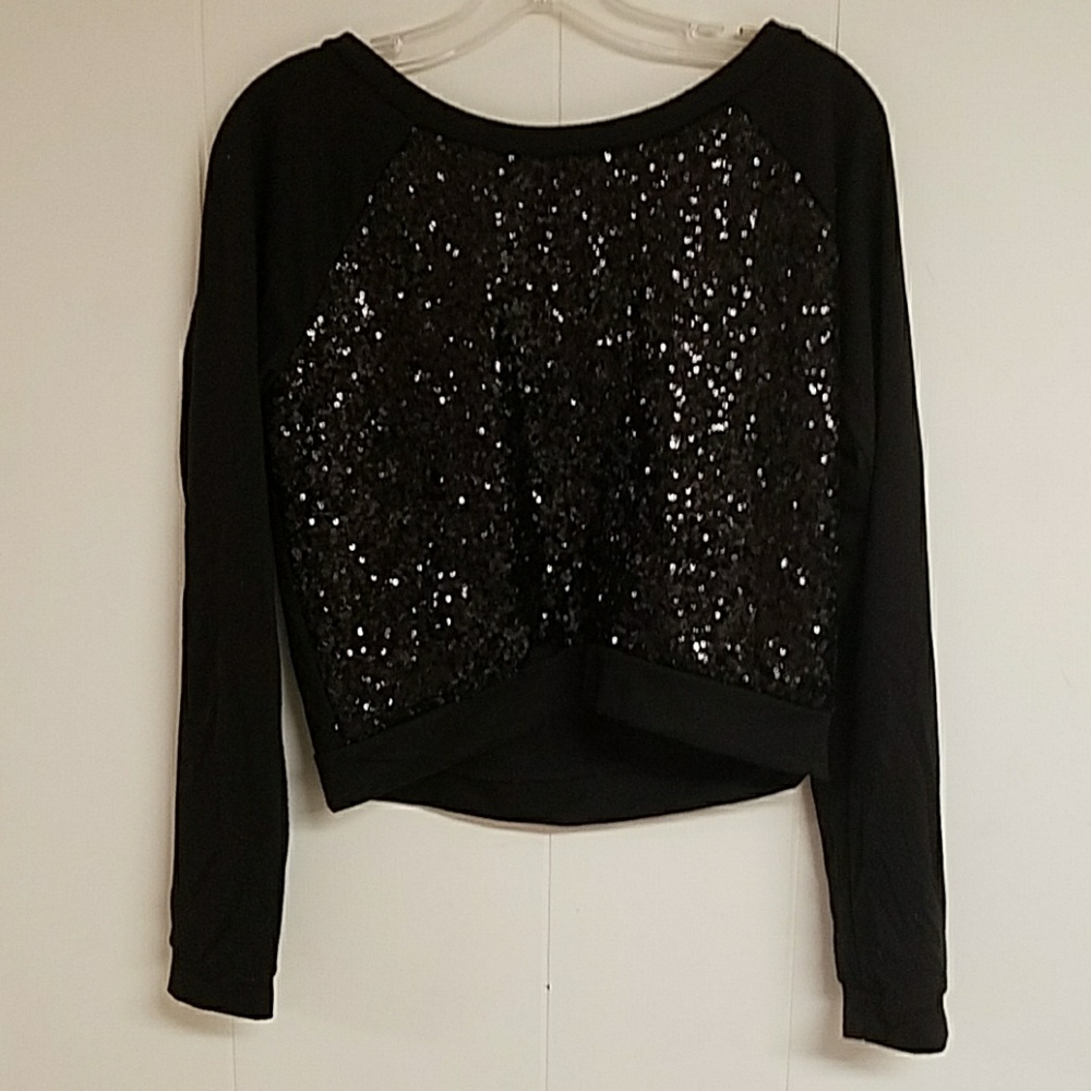 Sequin Sweatshirt by Delias