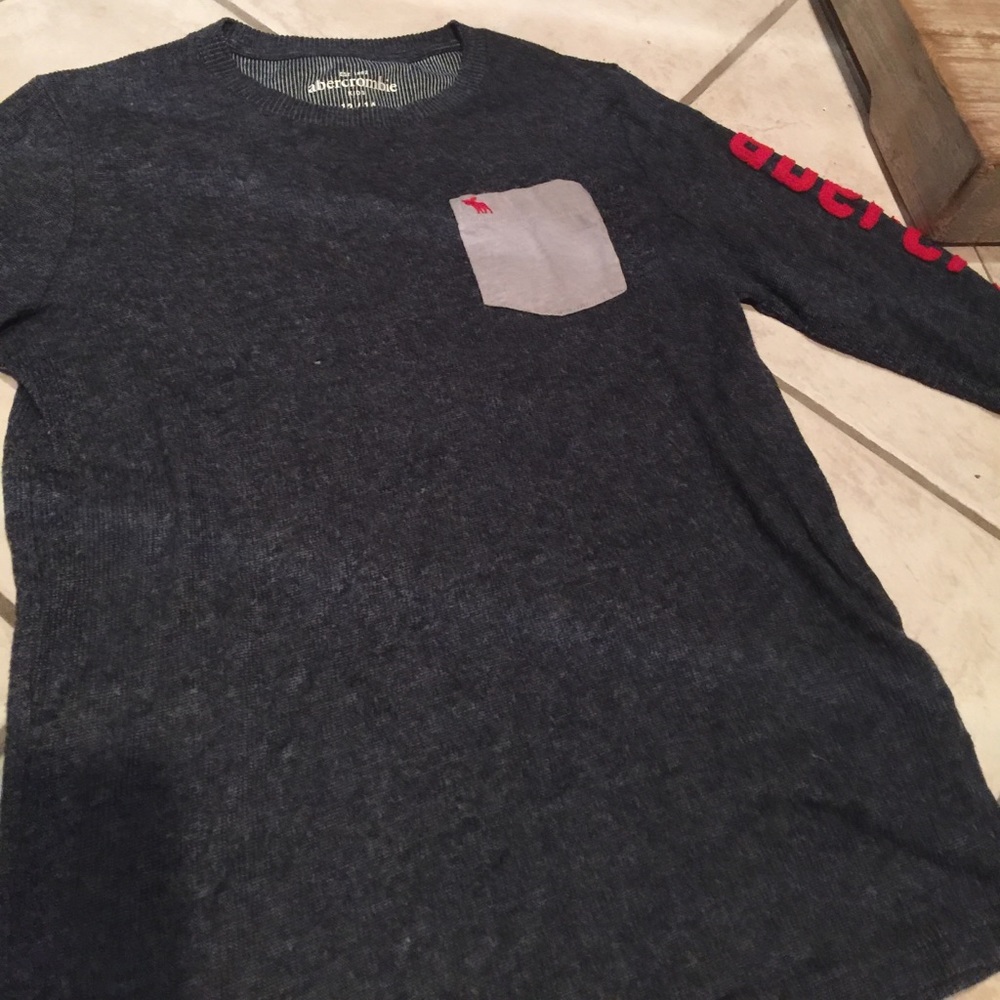 Blue long sleeve t-shirt