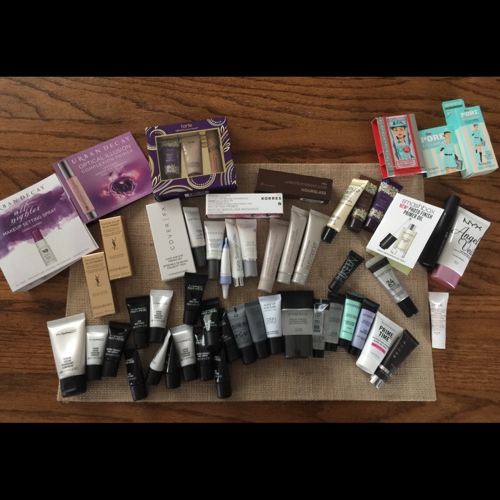 Assorted face and eye primers