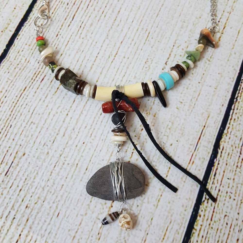 One of a kind " boho" necklace