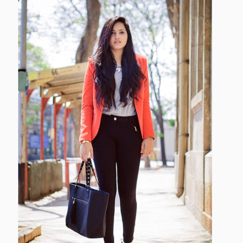 🔥Orange blazer 🔥