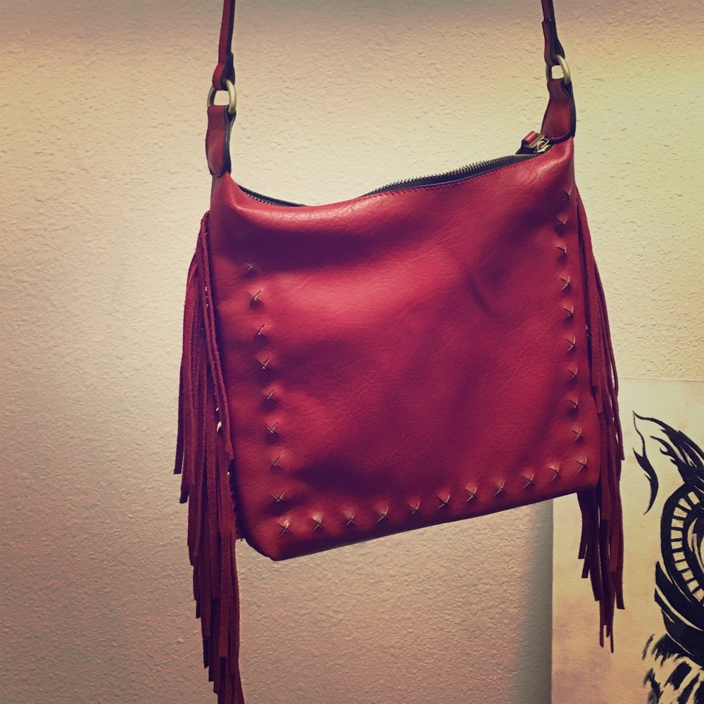 Fringed boutique purse