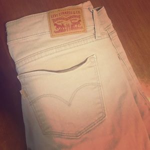 711 Levi skinny ankle jeans