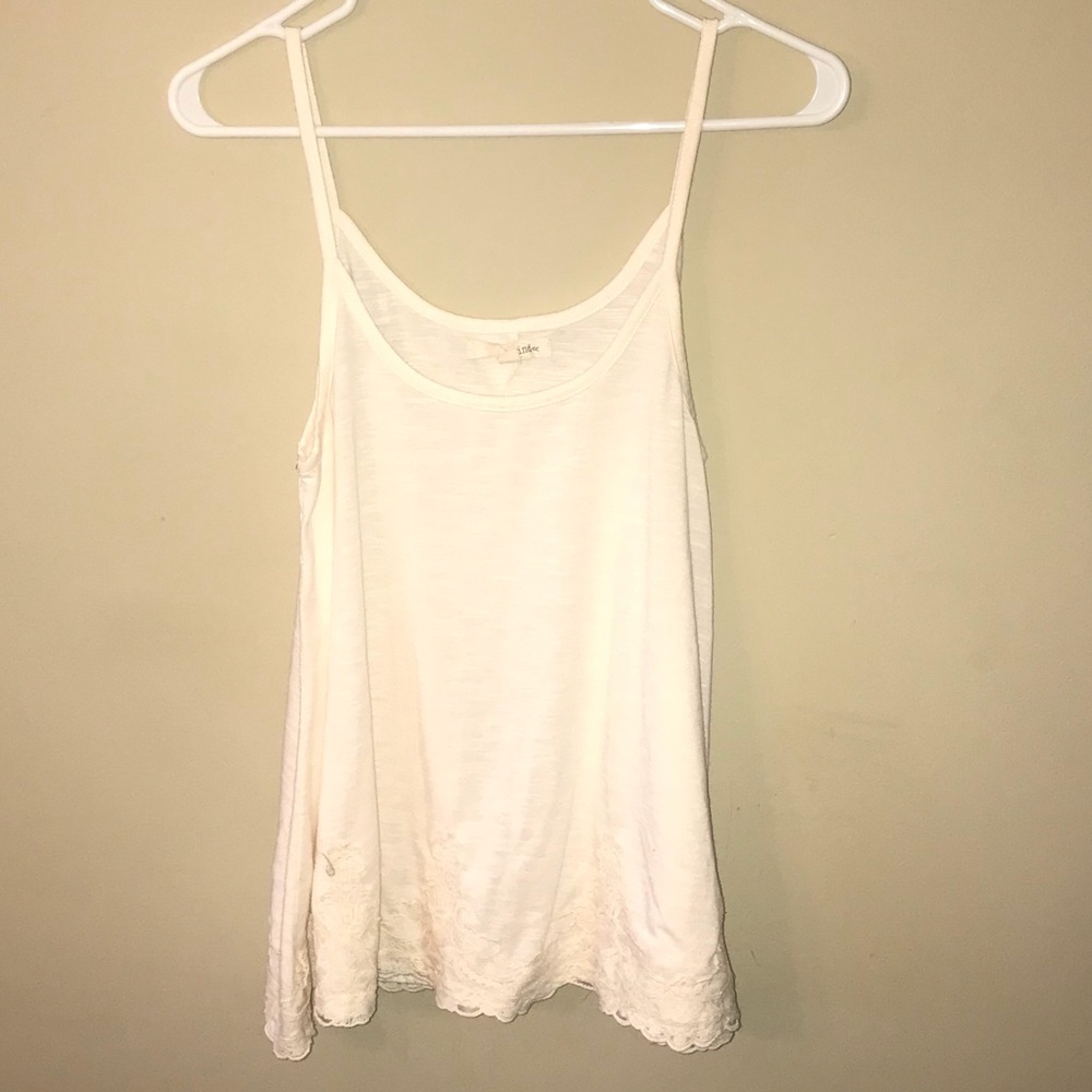Cream Tank Top