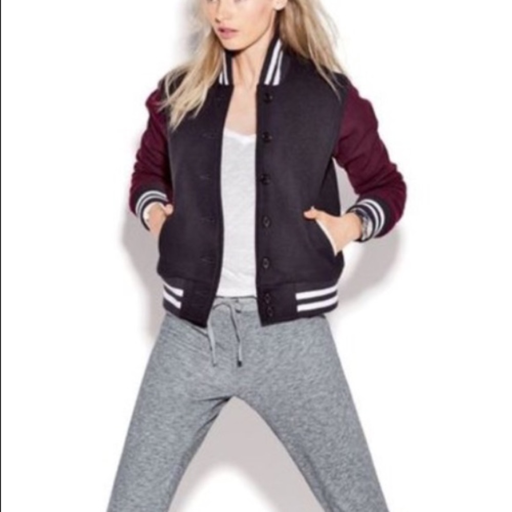 Jcrew gold bear varsity jacket
