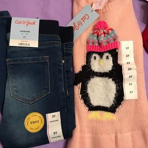 Toddler Girls Cat&Jack Outfit Set 3T