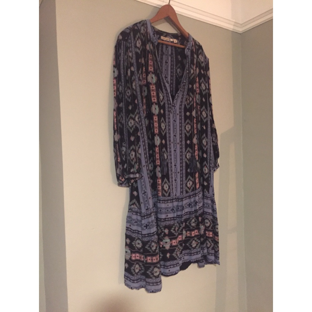 Anthro Holding Horses Winter Moon Tunic Dress