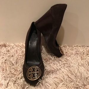 Tory Burch Suede Wedge