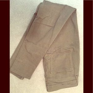 Olive green mid rise skinny’s!