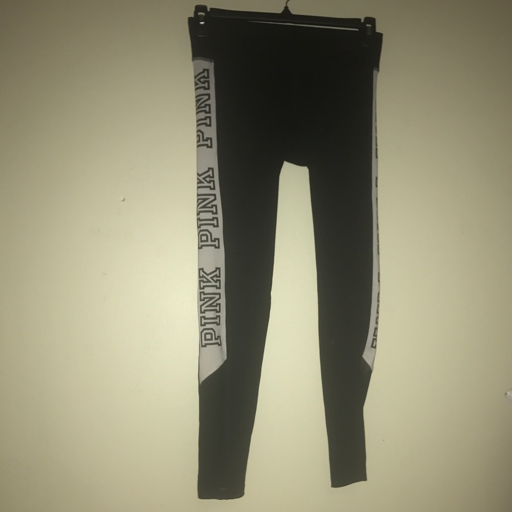 PINK leggings Victoria secret black