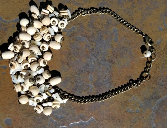 Jewelry - Wood and mother of pearl? beads