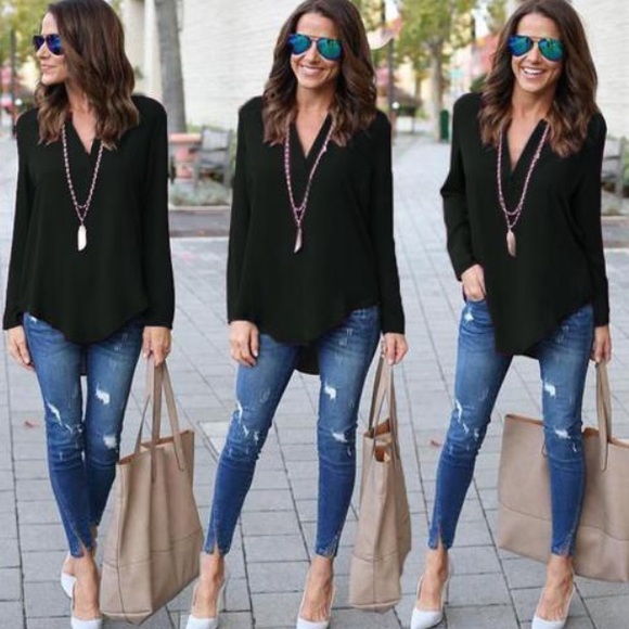 Olivaceous Tops - VICI black top size medium