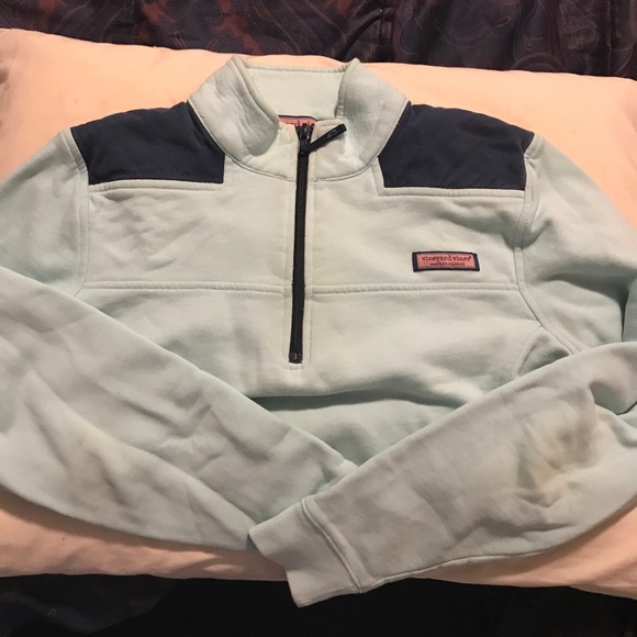 Vineyard Vines Shep Shirt light blue & navy M - Picture 2 of 6