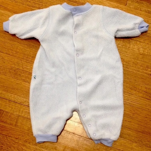 Little Me Baby Blue Onesie  6 Months - Picture 2 of 4