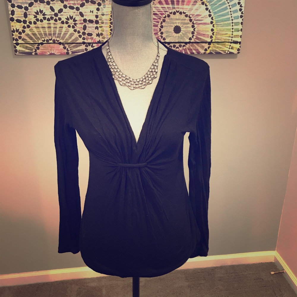 Black splendid long sleeved top medium