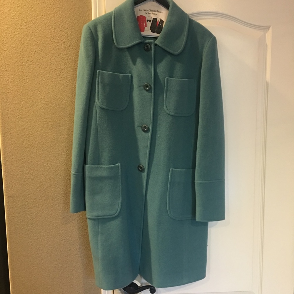 Wool knee length coat