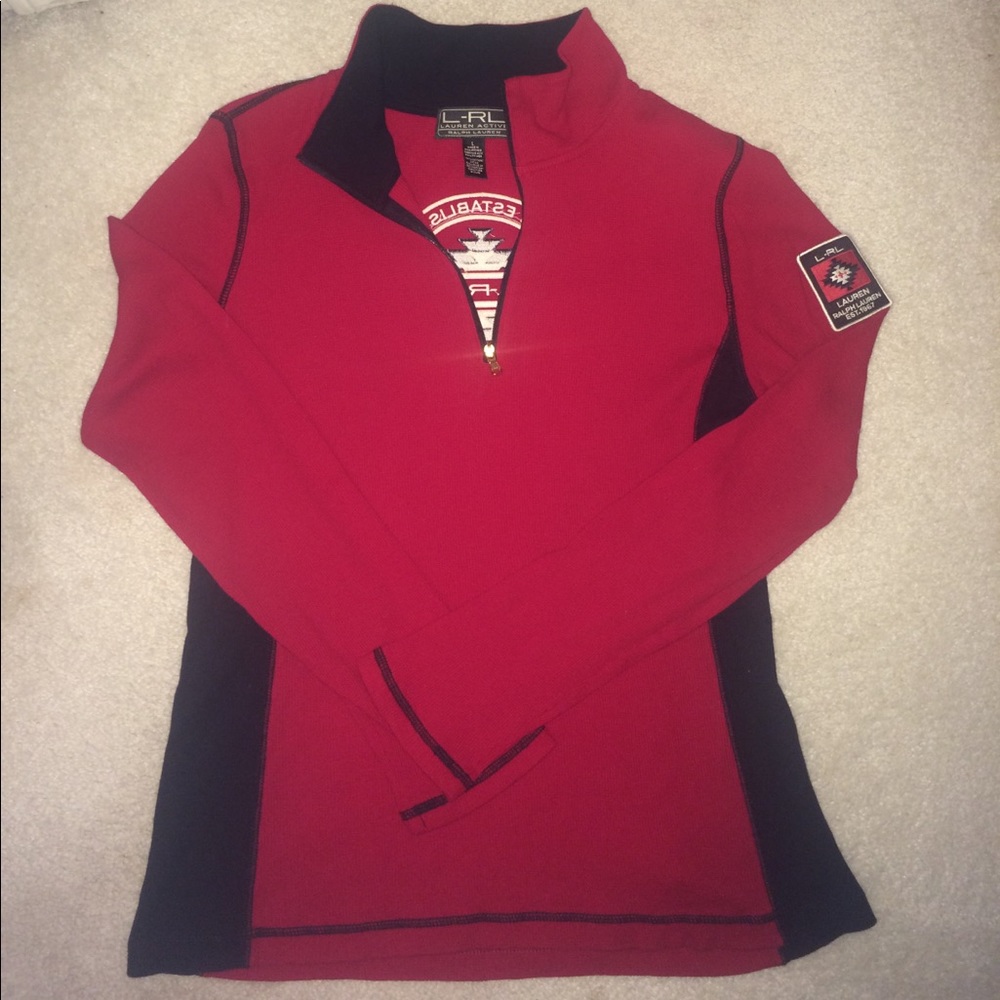 Ralph Lauren thermal half zip