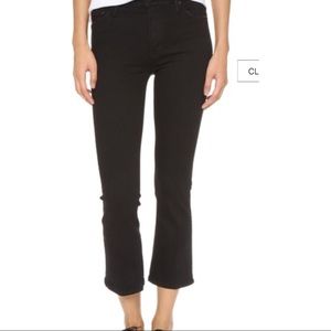 Mother the insider Crop black jeans