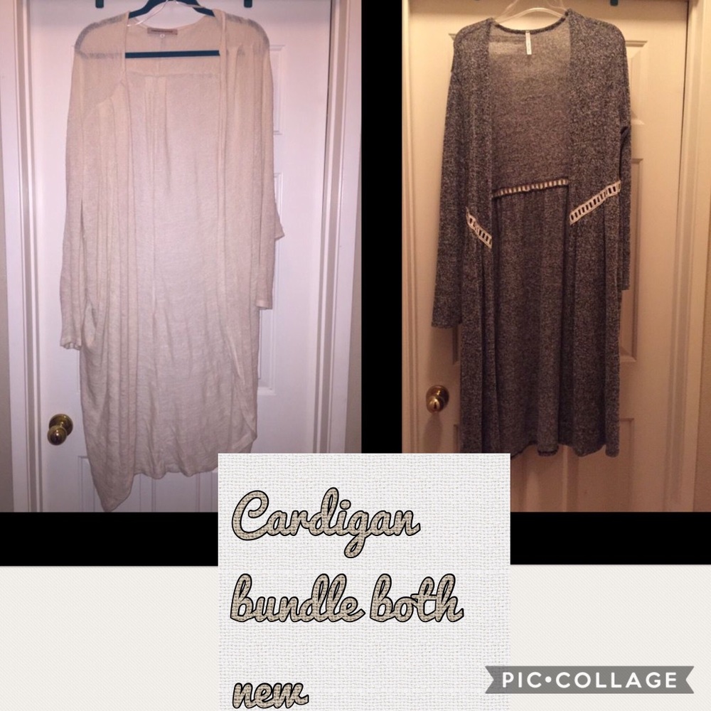 Two new cardigans