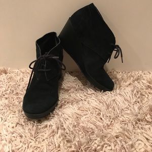 Cole Haan Suede Wedge Bootie