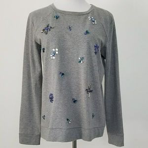 Two by Vince Camuto Sweater Top Shirt Embellished