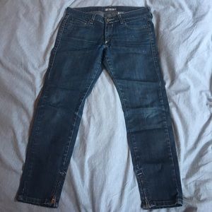 Levi Strauss & Co cropped jeans with ankle zip