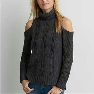 American Eagle cold shoulder sweater. NWT.