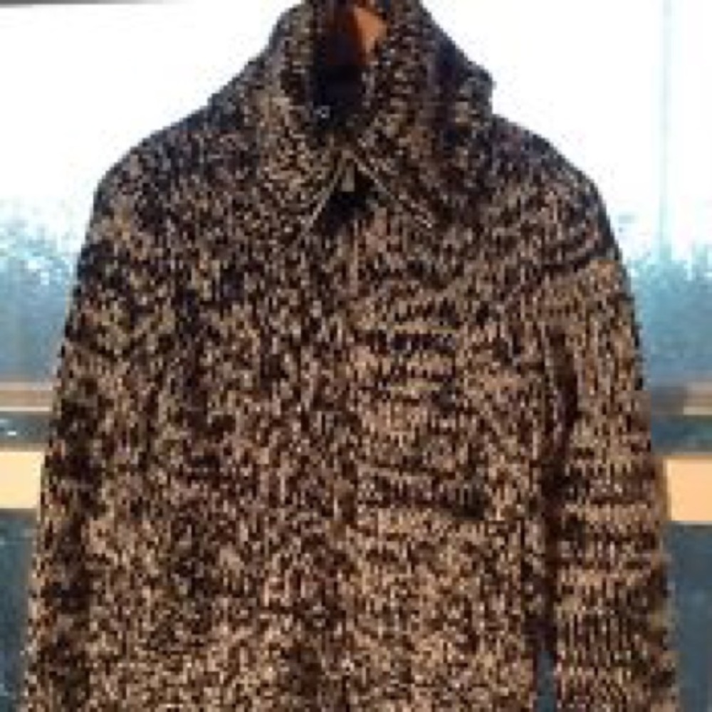 Calvin Klein Brown Zip Sweater