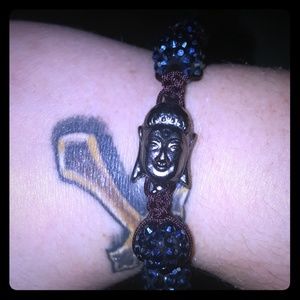 handmade beaded Buddha bracelet