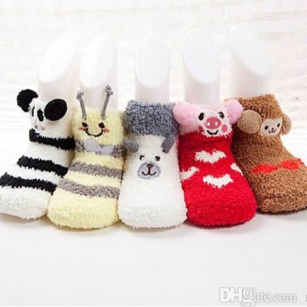 My Lil Pet 🐸" WARM Anti Slip Socks - Picture 3 of 4