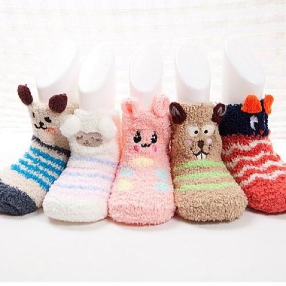 My Lil Pet 🐸" WARM Anti Slip Socks - Picture 4 of 4