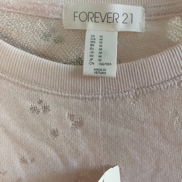 Sheer Light Pink Sweater - Picture 4 of 6