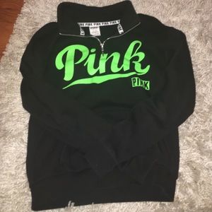 Victoria secret pink quarter zip