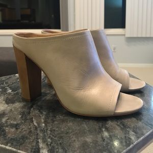 ShoeMint Wood heel mule