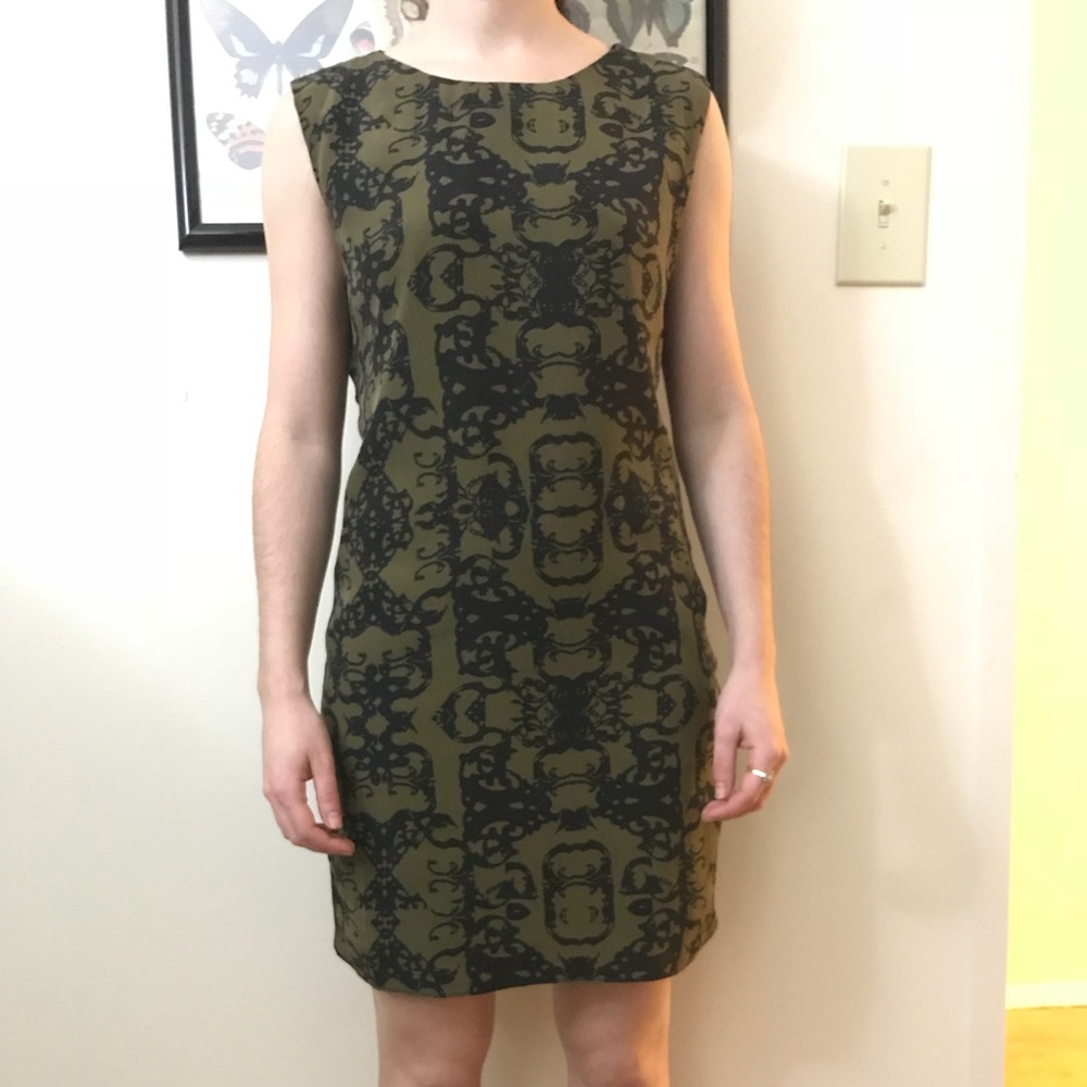 Black & green dress (Addison)