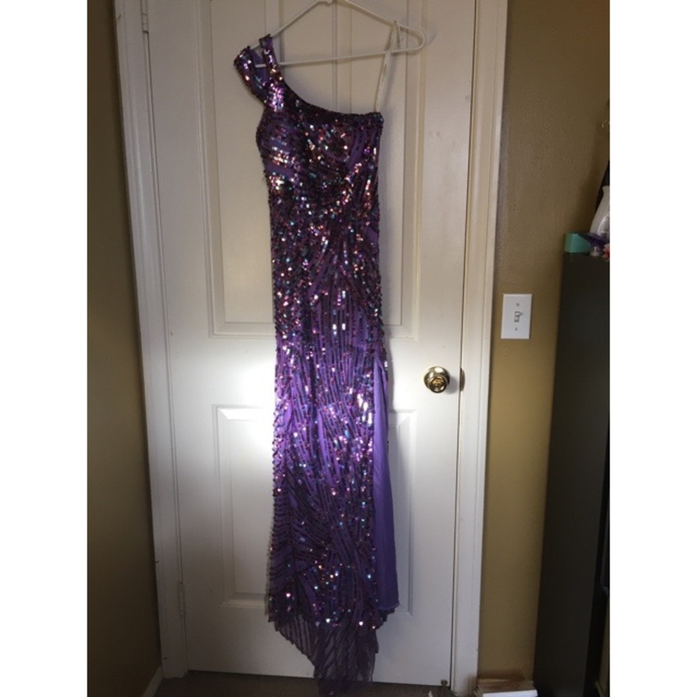 Fancy purple dress