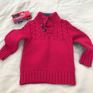 Baby Gap cozy cable knit mockneck sweater