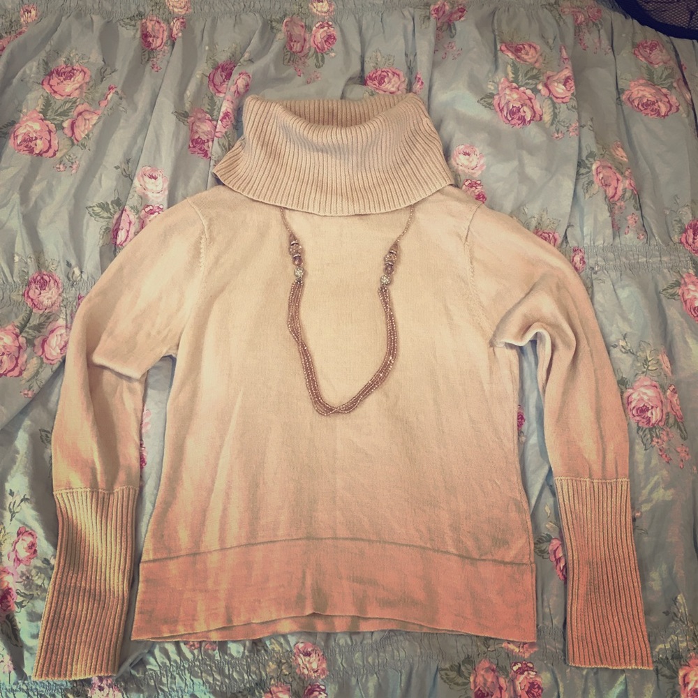 Fenn Wright Manson sweater cowl merino beige xl